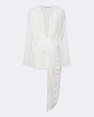 Christopher Esber Minikleid Ripple - Weiß