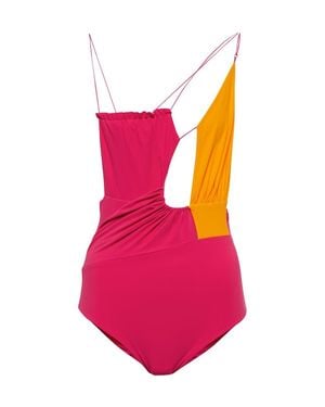 Nensi Dojaka Asymmetric Swimsuit - Multicolour