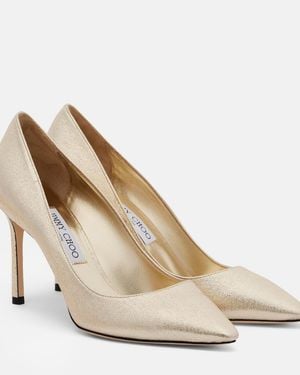 Jimmy Choo Pumps Romy Aus Leder - Natur