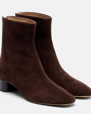 Le Monde Beryl Carole Suede Ankle Boots - Brown