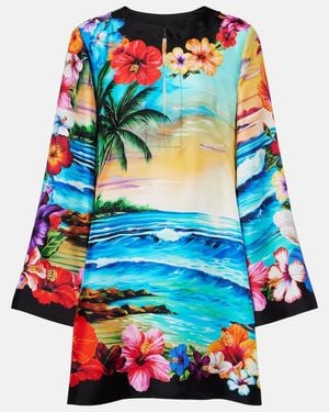 Dolce & Gabbana Printed Kaftan - Blue