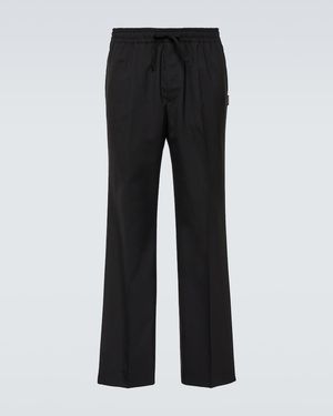 Undercover Mid-Rise Straight Trousers - Black