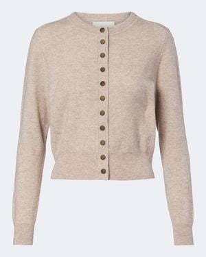 Isabel Marant Idesia Wool And Cashmere Cardigan - Natural