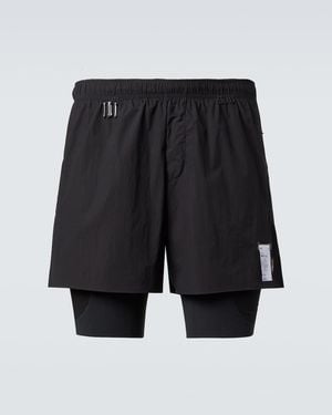 Satisfy Rippy Cordura 8' Running Shorts - Black