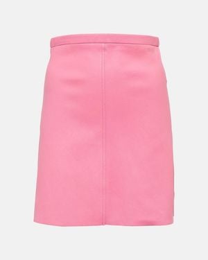 Stouls Lucie Leather Miniskirt - Pink