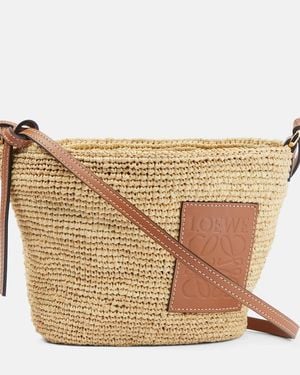Loewe Paula's Ibiza Schultertasche Pochette mit Leder - Mehrfarbig