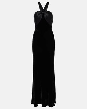 RIXO London Losanna Maxi Dress - Black