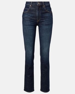 KHAITE Viv Straight Jeans - Blue