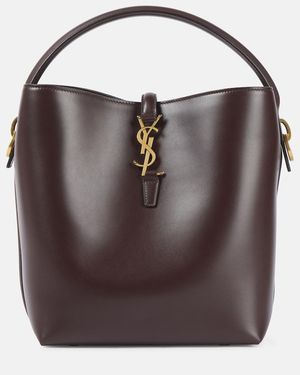 Saint Laurent Bucket Bag Le 37 Aus Leder - Braun