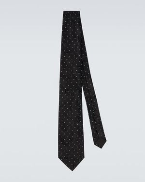 Tom Ford Krawatte Aus Seiden-Twill - Schwarz