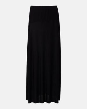 The Row Mirla Jersey Maxi Skirt - Black