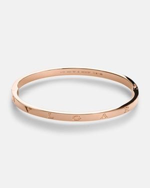 BVLGARI B.Zero1 Essential 18Kt Rose Bangle - White