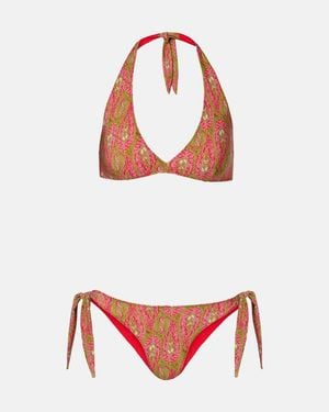 Etro Bedruckter Bikini - Rot