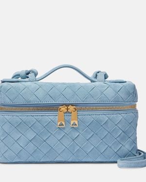 Bottega Veneta Bolso Neceser Bang Bang De Ante Intrecciato - Azul