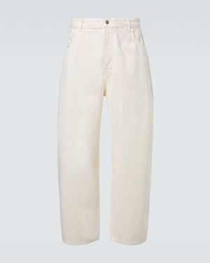Studio Nicholson Paolo Barrel-Leg Jeans - White