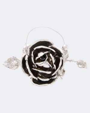 Magda Butrym Ear Cuff Rose - Negro
