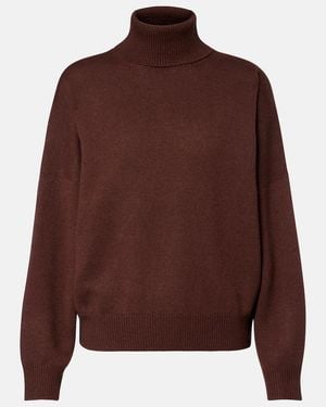 Brunello Cucinelli Monili Cashmere Turtleneck Jumper - Brown
