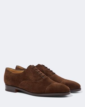 John Lobb Scarpe Derby City Ii - Marrone