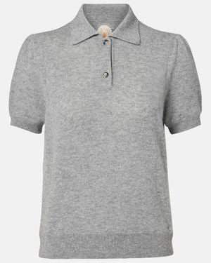 Jardin Des Orangers Cashmere Polo Jumper - Grey