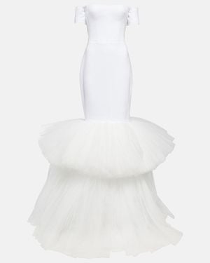 Rasario Bridal Olivia Off-Shoulder Gown - White