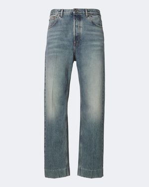 Valentino Garavani Faded Straight Jeans - Blue