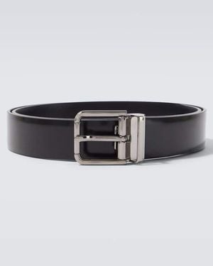 Dolce & Gabbana Leather Belt - Black