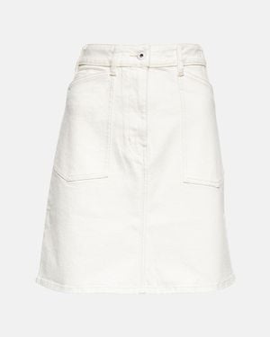 KENZO Denim Miniskirt - White