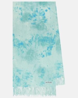 Acne Studios Wool Scarf - Blue