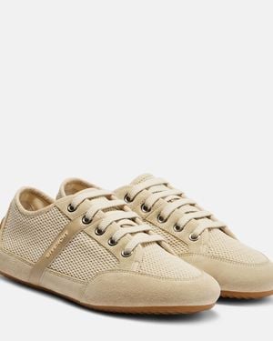 Givenchy Sneakers Slim Mit Veloursleder - Natur