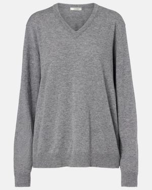 The Row Pullover Nian Aus Kaschmir - Grau
