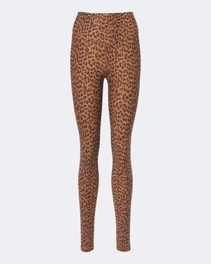 The Upside Javan Leopard-Print Leggings - Brown