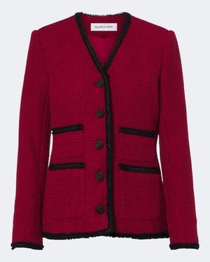 Veronica Beard Blazer Cyrene Aus Tweed - Rot