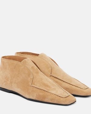 TOTEME Desert Suede Boots - Natural