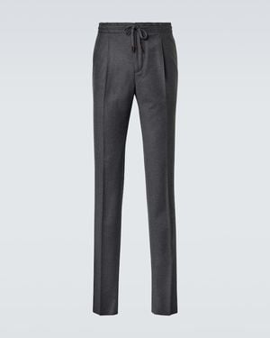 Slowear Wool Tapered Pants - Gray