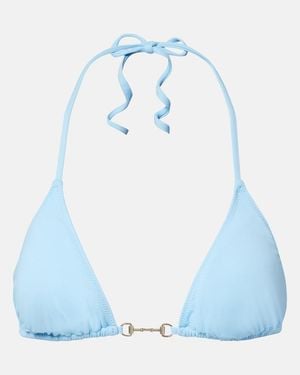 Melissa Odabash Menorca Hs Bikini Top - Blue