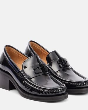 Ganni Logo Loafer Pumps - Black