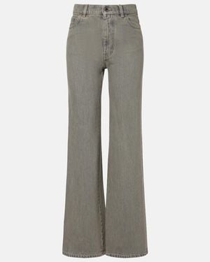 Max Mara Colibri High-Rise Flared Jeans - Grey