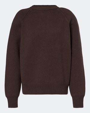 Frankie Shop Pullover Lina Aus Einem Wollgemisch - Braun