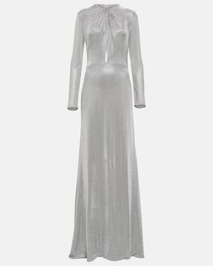 Costarellos Cutout Gown - Grey
