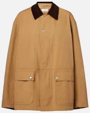 The Row Frank Cotton Gabardine Jacket - Brown