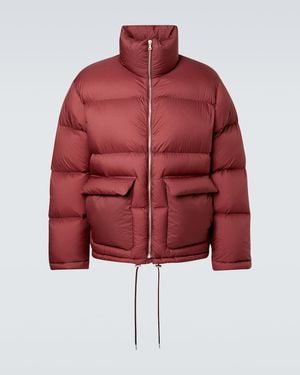 AURALEE Daunenjacke Aus Ripstop - Rot