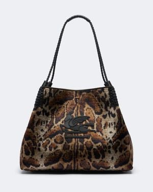 Etro Shopper Libra Large - Nero