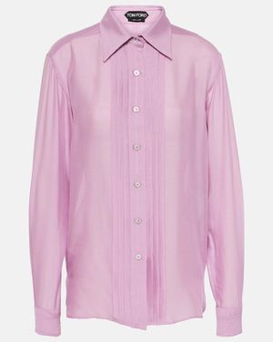 Tom Ford Silk Batiste Shirt - Pink