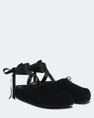 Birkenstock X Repetto Opera Suede Mules - Black