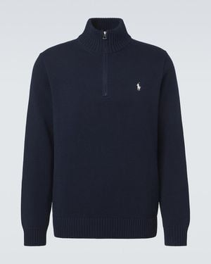 Polo Ralph Lauren Pullover Aus Baumwolle - Blau