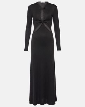 Christopher Esber Open Twist Cutout Maxi Dress - Black