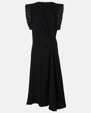 Isabel Marant Leronia Sequined Midi Dress - Black