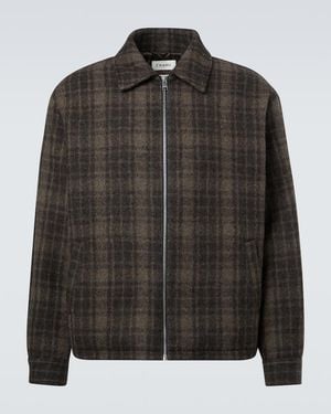 FRAME Blouson Aus Schurwolle - Schwarz