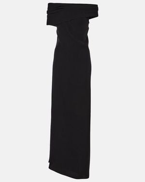 The Row Abendkleid Nassau Aus Seidencrepe - Schwarz