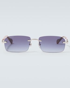 Gucci Gg1571S 55Mm Sunglasses in Blue for Men | Lyst display picture 1